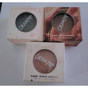 COLOURPOP Lot of (3) Supershock Eye Shadows~Brand New in Boxes~